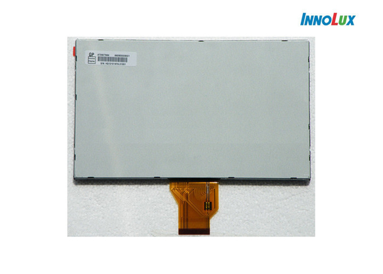 Wide screen Innolux LCD Panel 800x480 for automobile , Parallel RGB car lcd monitor screen