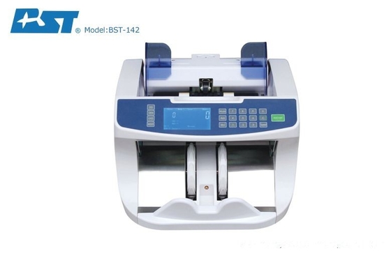 1600 notes / min Mixed Denomination Money Banknotes Value Counter With Large LCD Display