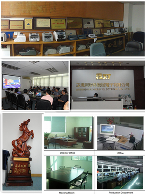 1600 notes / min Mixed Denomination Money Banknotes Value Counter With Large LCD Display